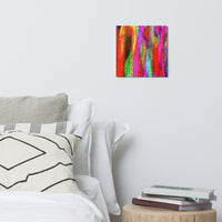 Color Blended Abstract Metal Print