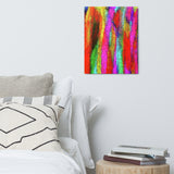 Color Blended Abstract Metal Print