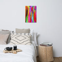 Color Blended Abstract Metal Print