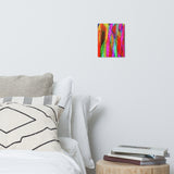 Color Blended Abstract Metal Print