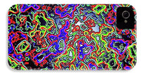 Glowing Color Lines Space Abstraction  - Phone Case