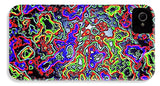 Glowing Color Lines Space Abstraction  - Phone Case