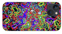 Glowing Color Lines Space Abstraction  - Phone Case