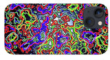 Glowing Color Lines Space Abstraction  - Phone Case