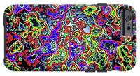 Glowing Color Lines Space Abstraction  - Phone Case