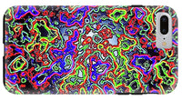 Glowing Color Lines Space Abstraction  - Phone Case