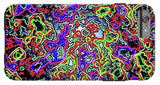 Glowing Color Lines Space Abstraction  - Phone Case
