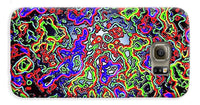 Glowing Color Lines Space Abstraction  - Phone Case