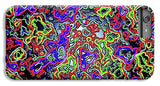 Glowing Color Lines Space Abstraction  - Phone Case