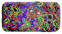 Glowing Color Lines Space Abstraction  - Phone Case