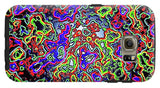 Glowing Color Lines Space Abstraction  - Phone Case