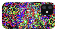 Glowing Color Lines Space Abstraction  - Phone Case