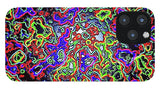 Glowing Color Lines Space Abstraction  - Phone Case