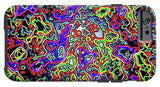 Glowing Color Lines Space Abstraction  - Phone Case
