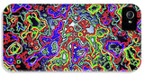 Glowing Color Lines Space Abstraction  - Phone Case