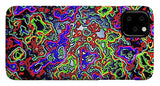 Glowing Color Lines Space Abstraction  - Phone Case