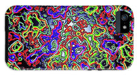 Glowing Color Lines Space Abstraction  - Phone Case