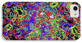 Glowing Color Lines Space Abstraction  - Phone Case