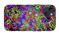 Glowing Color Lines Space Abstraction  - Phone Case