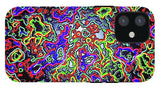 Glowing Color Lines Space Abstraction  - Phone Case