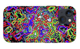 Glowing Color Lines Space Abstraction  - Phone Case