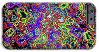 Glowing Color Lines Space Abstraction  - Phone Case