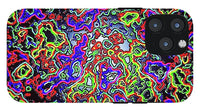 Glowing Color Lines Space Abstraction  - Phone Case