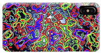 Glowing Color Lines Space Abstraction  - Phone Case