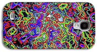 Glowing Color Lines Space Abstraction  - Phone Case