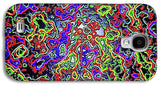 Glowing Color Lines Space Abstraction  - Phone Case