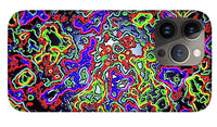 Glowing Color Lines Space Abstraction  - Phone Case