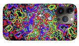 Glowing Color Lines Space Abstraction  - Phone Case