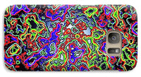 Glowing Color Lines Space Abstraction  - Phone Case