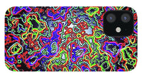 Glowing Color Lines Space Abstraction  - Phone Case