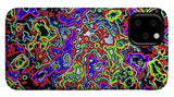 Glowing Color Lines Space Abstraction  - Phone Case