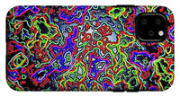 Glowing Color Lines Space Abstraction  - Phone Case