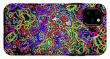 Glowing Color Lines Space Abstraction  - Phone Case