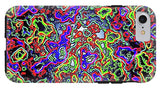Glowing Color Lines Space Abstraction  - Phone Case