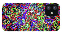 Glowing Color Lines Space Abstraction  - Phone Case