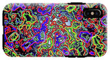 Glowing Color Lines Space Abstraction  - Phone Case