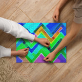 Mixed Puzzle Pyramids Abstract Jigsaw puzzle