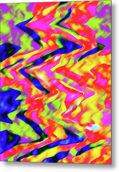 Lucid Colors Abstract Painting - Metal Print