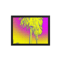 Framed poster