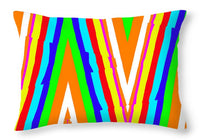 Up's and Downs Abstract Art - Throw Pillow