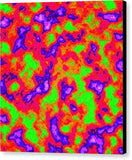 Vibrant Multi Color Mini Clouds Abstract Art - Canvas Print