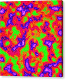 Vibrant Multi Color Mini Clouds Abstract Art - Canvas Print