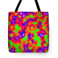 Vibrant Multi Color Mini Clouds Abstract Art - Tote Bag