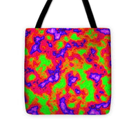 Vibrant Multi Color Mini Clouds Abstract Art - Tote Bag