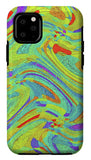 Wavy Bright Colors Abstract - Phone Case