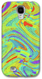 Wavy Bright Colors Abstract - Phone Case